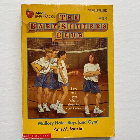 The Babysitters Club #59 Mallory Hates Boys and Gym Paperback Chapter Book - Picture 1 of 4